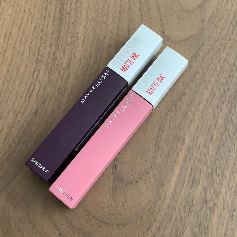 Bundle of two super stay lip colors